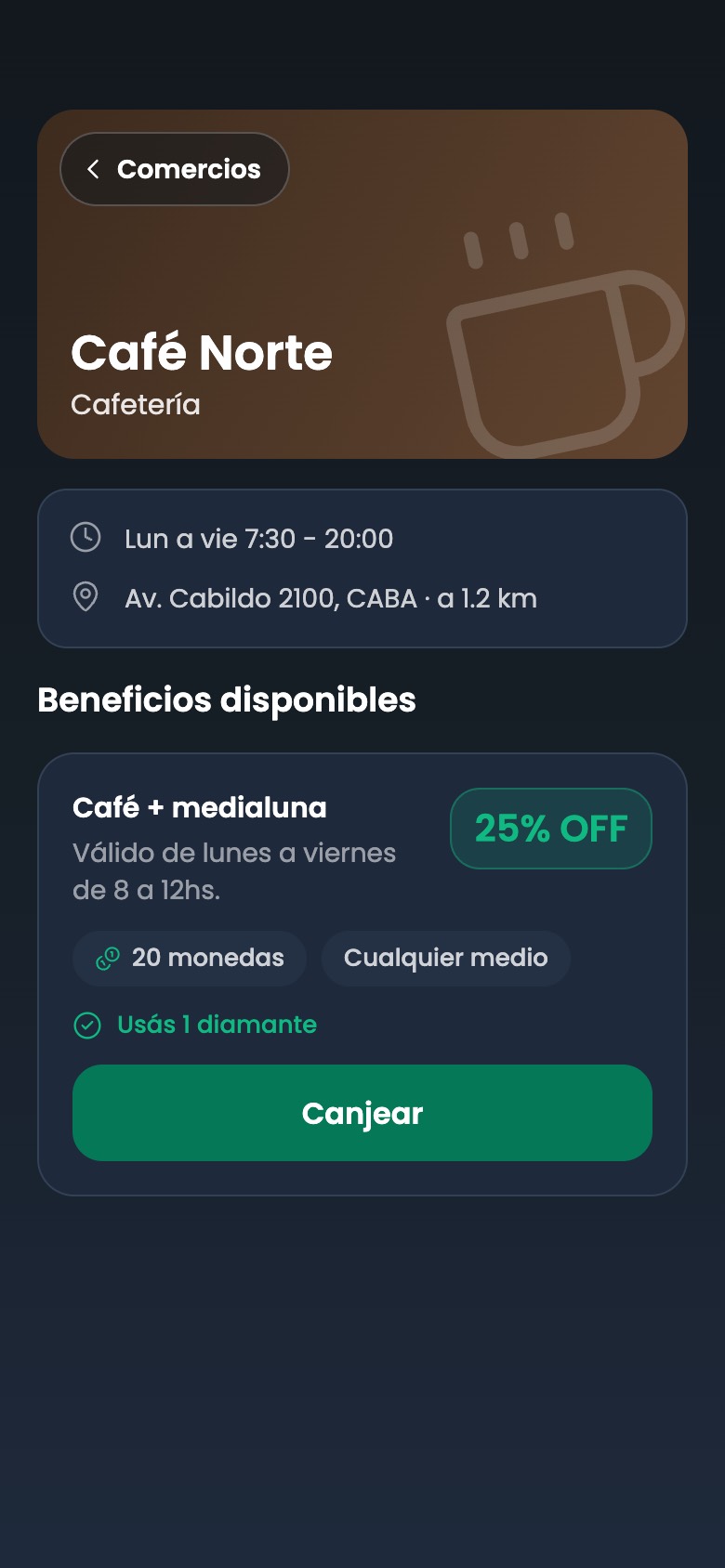 App del atleta: el beneficio de tu comercio, con el descuento y cuánto cuesta en monedas o diamantes.
